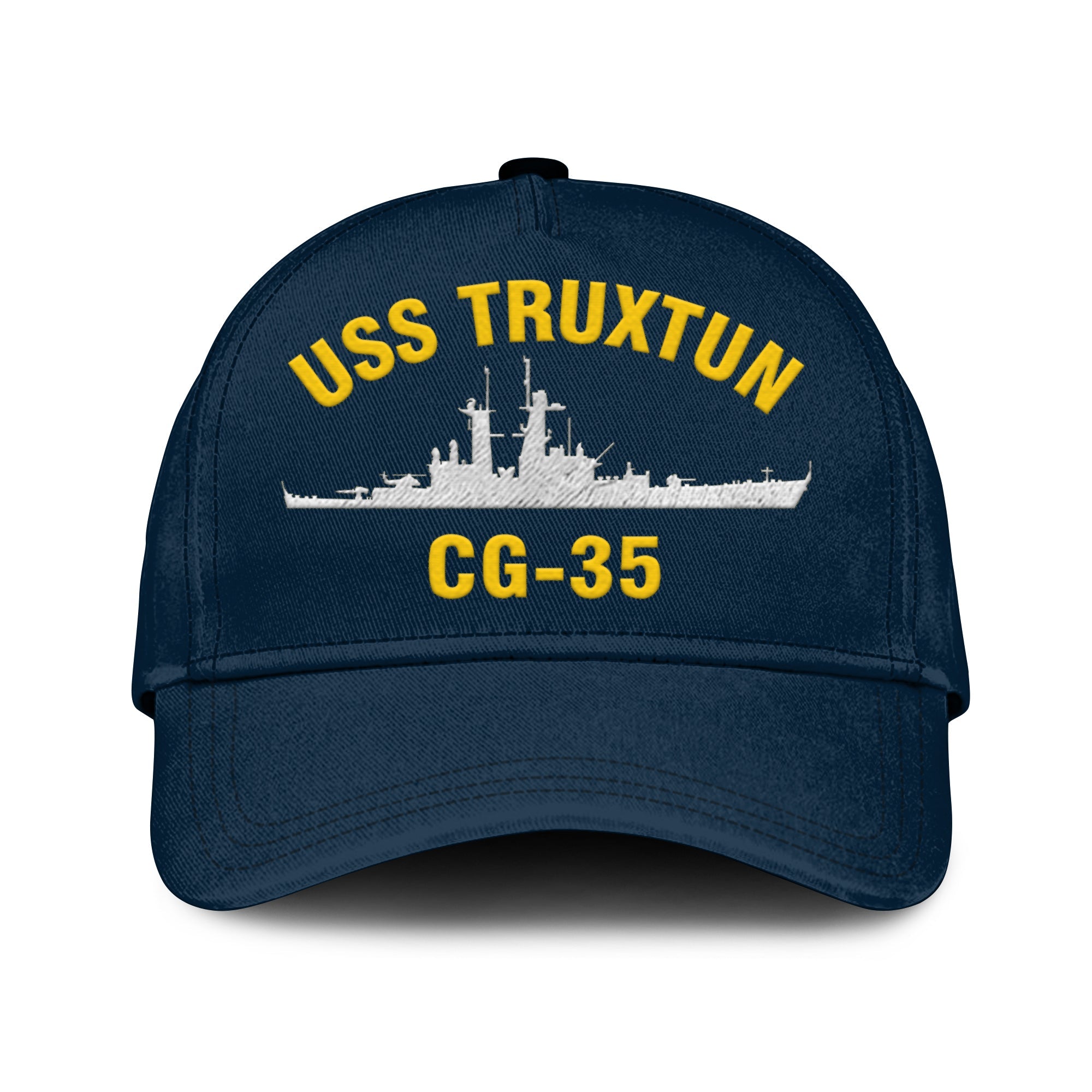 Uss Truxtun Cg-35 Classic Cap, Custom Print/embroidered Us Navy Ships Classic Baseball Cap, Gift For Navy Veteran