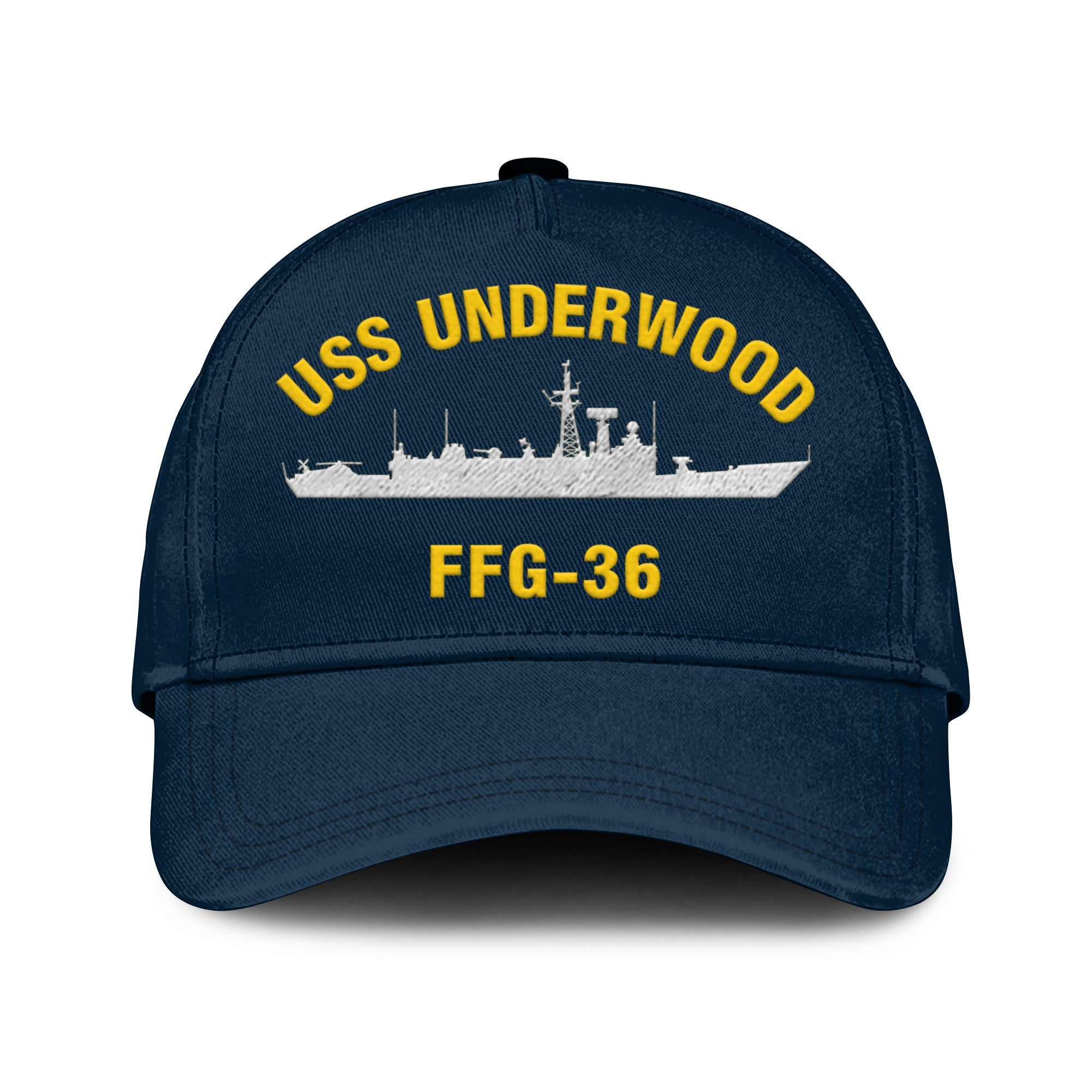 Uss Underwood Ffg-36 Classic Cap, Custom Print/embroidered Us Navy Ships Classic Baseball Cap, Gift For Navy Veteran