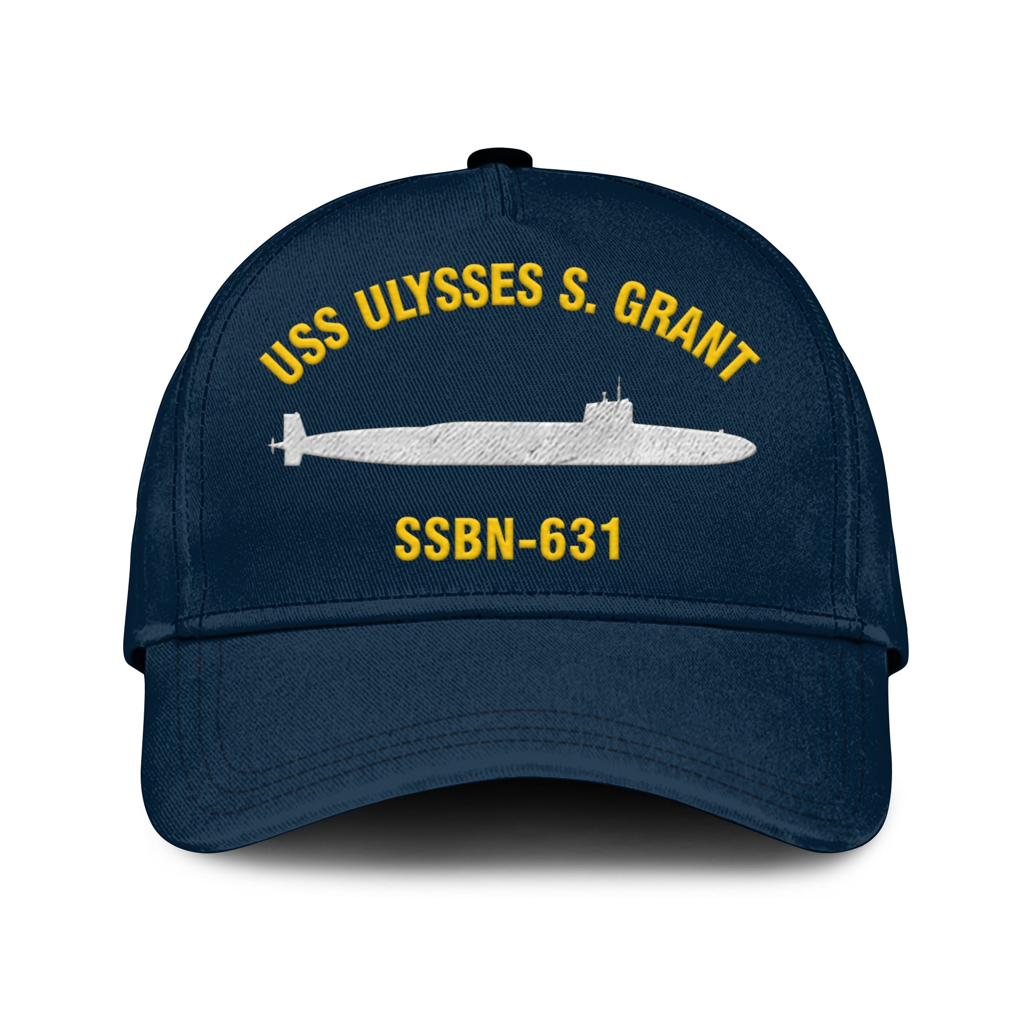 Uss Ulysses S. Grant Ssbn 631 Classic Cap, Custom Print/embroidered Us Navy Ships Classic Baseball Cap, Gift For Navy Veteran