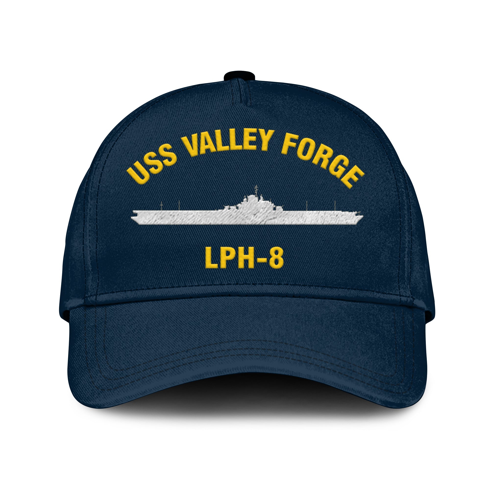 Uss Valley Forge Lph-8 Classic Cap, Custom Print/embroidered Us Navy Ships Classic Baseball Cap, Gift For Navy Veteran