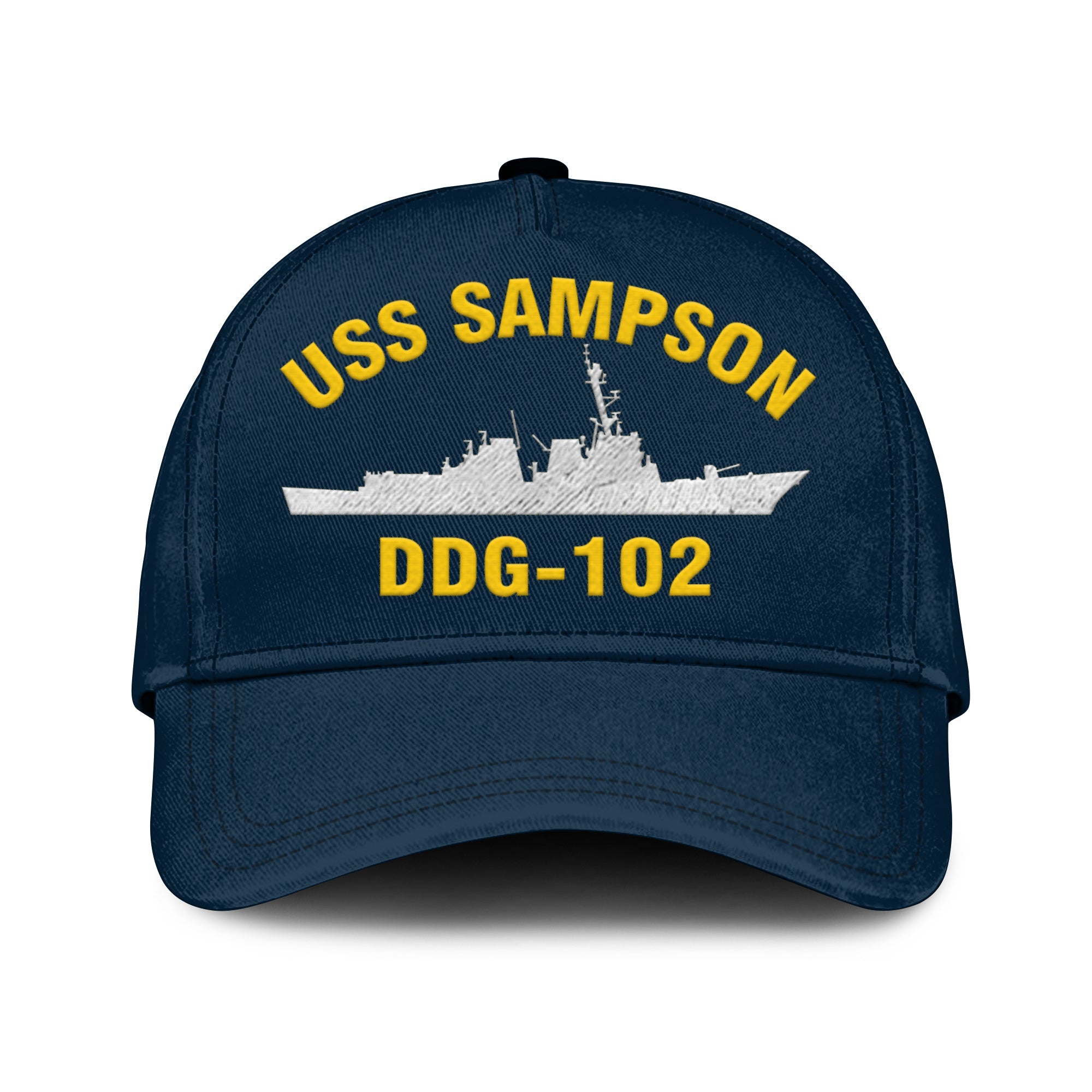 Uss Sampson Ddg-102 Classic Cap, Custom Print/embroidered Us Navy Ships ...