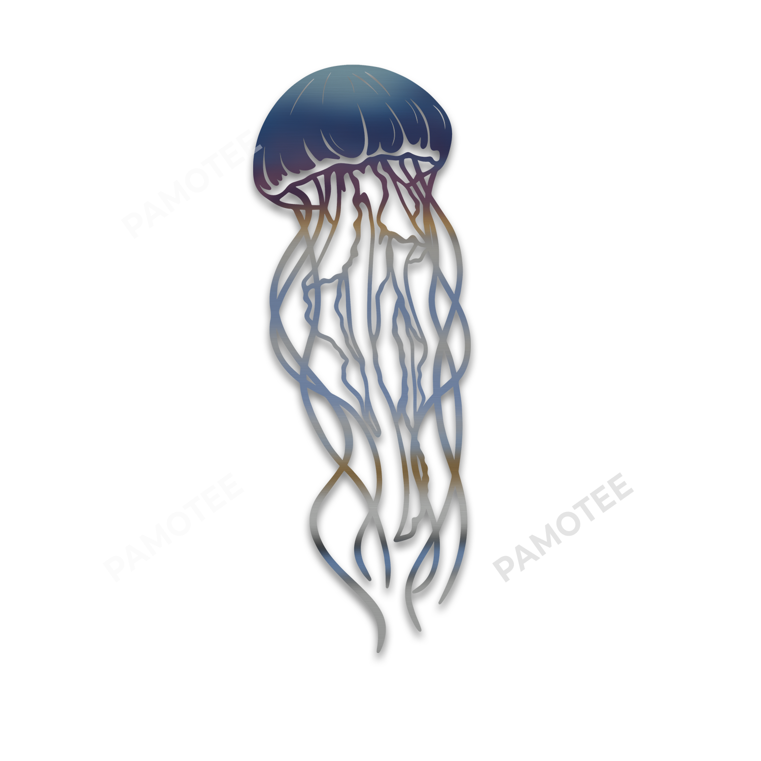 Jellyfish Metal Art, Jellyfish Bedroom Plaque