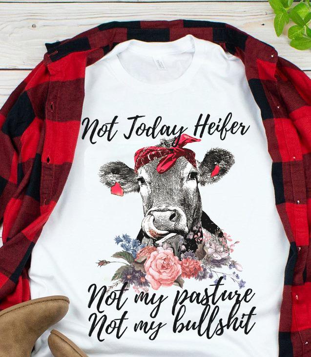 Not Today Heifer Not My Pasture Not My Bullshit Unisex T-shirt Hoodie Sweatshirt Plus Size S-5xl