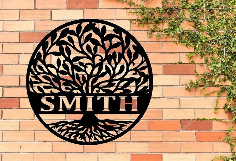Monogram Tree Of Life Wall Family Tree Last Name Tree Of Life monogram-tree-of-life-wall-family-tree-last-name-tree-of-life