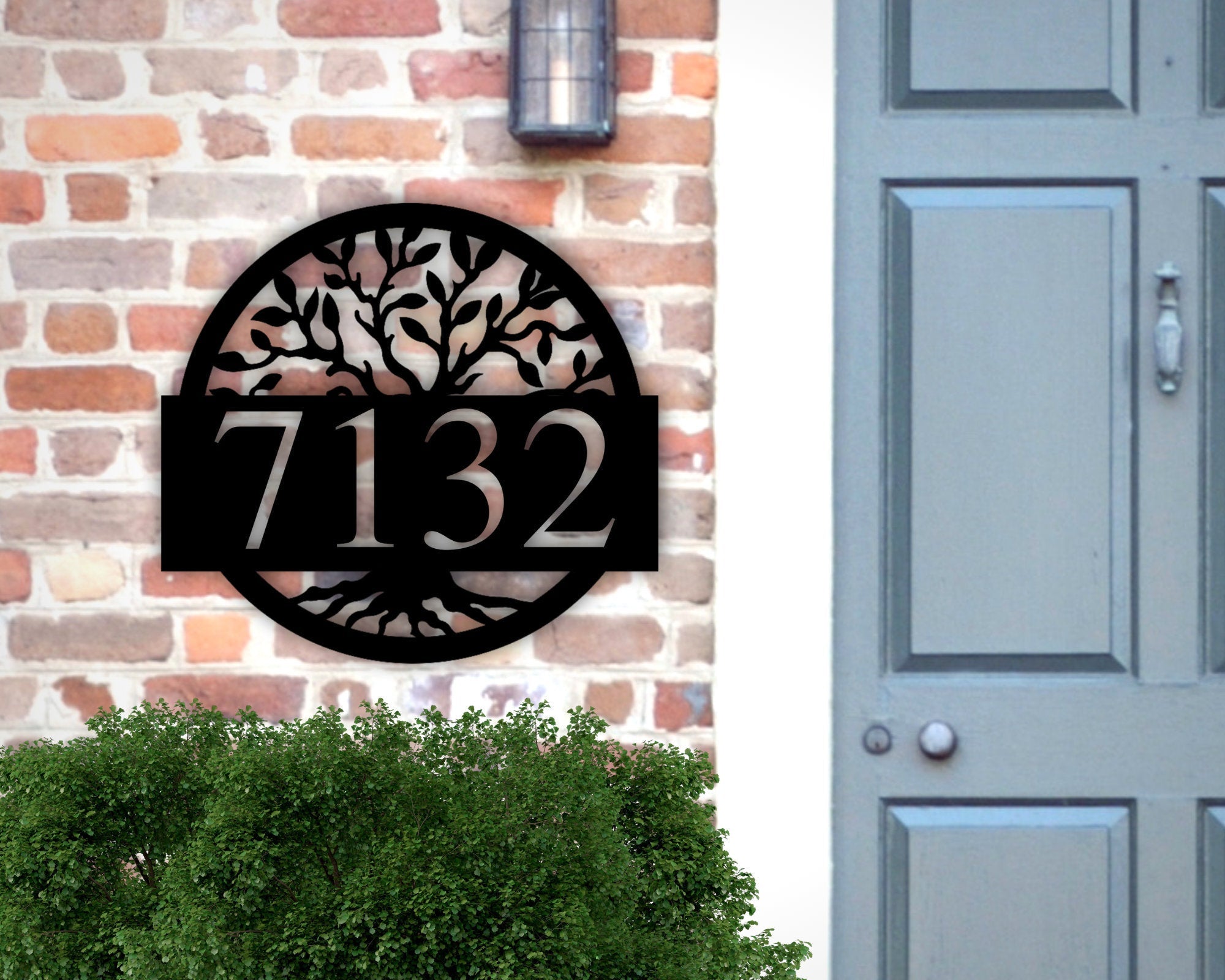 Custom Metal Address Sign, Metal House Numbers, Metal Address Plaque, Front Porch Sign, Address