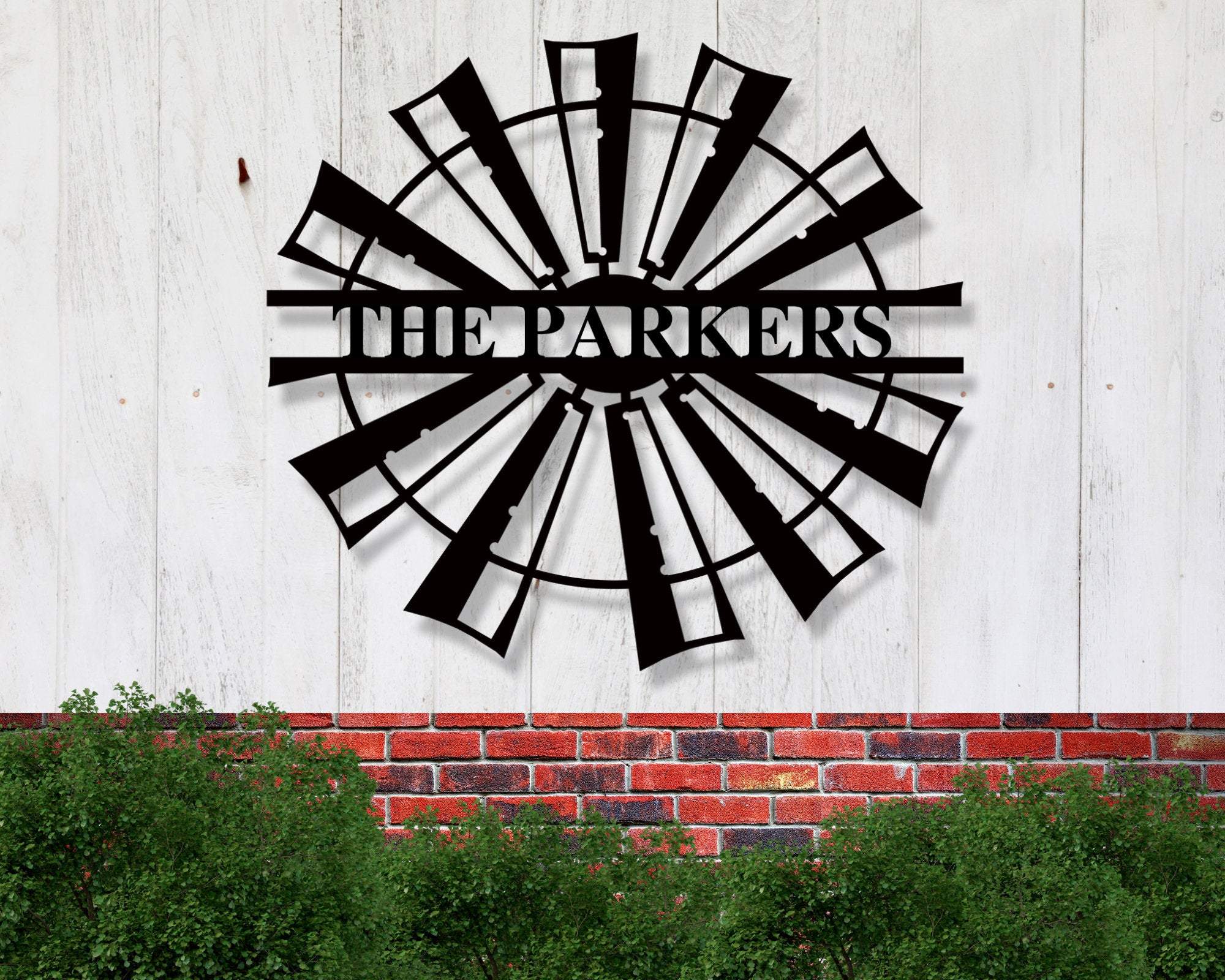 Metal Name Plate, Family Name Sign, Last Name Sign, Name Sign, Metal