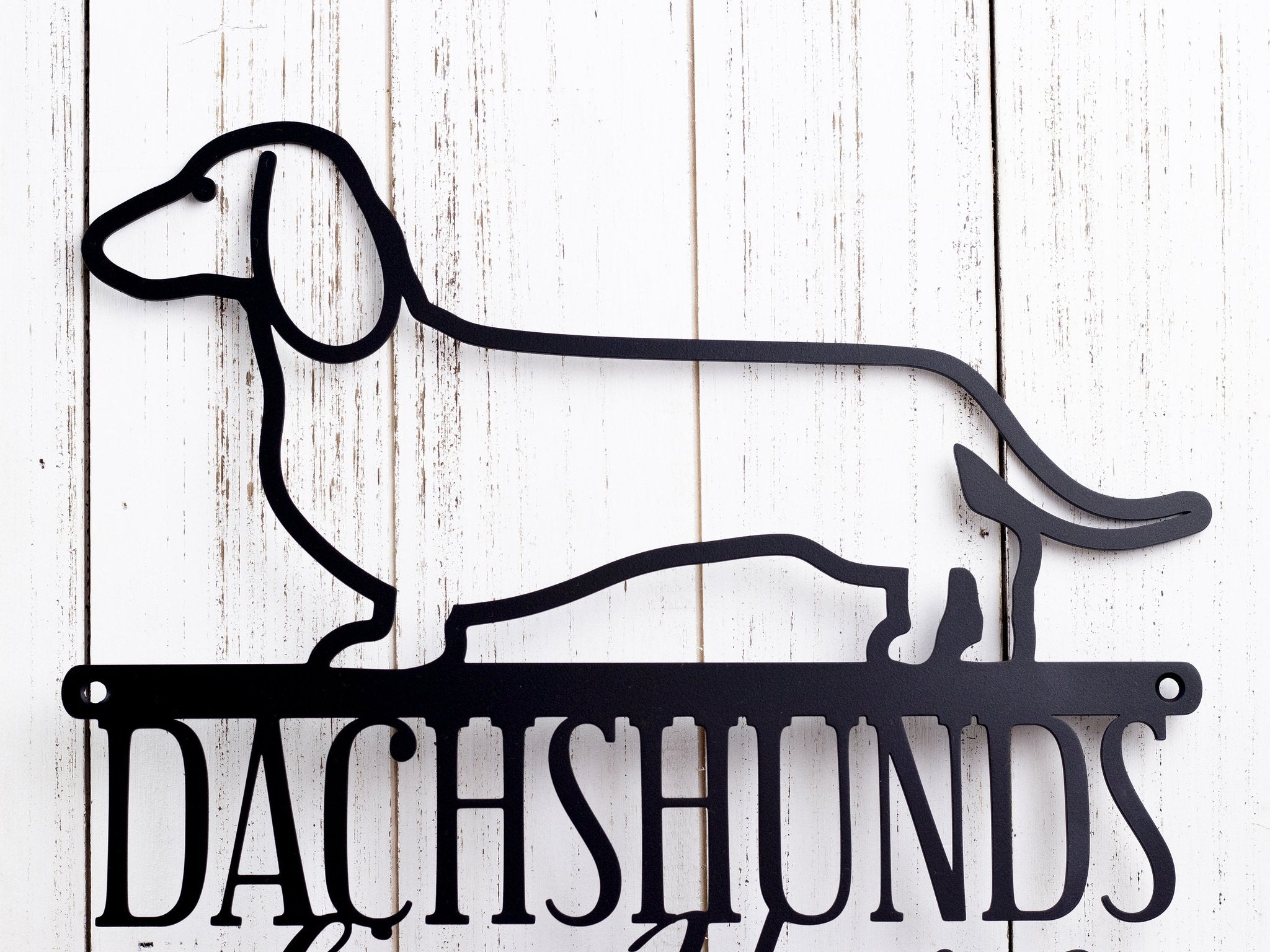 Dachshund Metal Wall Art, Doxie, Wiener Dog, Metal Sign, Outdoor Sign