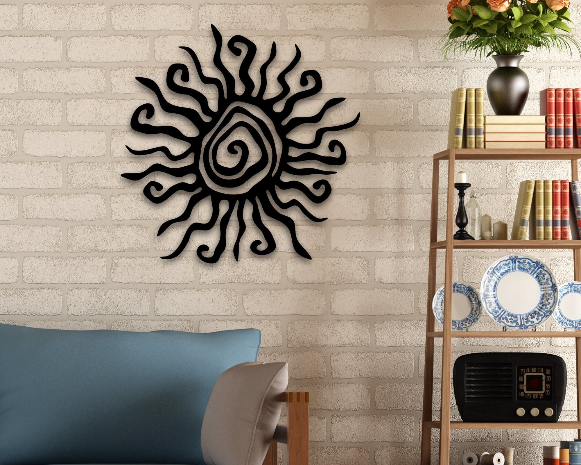 Custom Metal Wall Art, Outdoor Patio Decor, Garden Art, Garden Decore