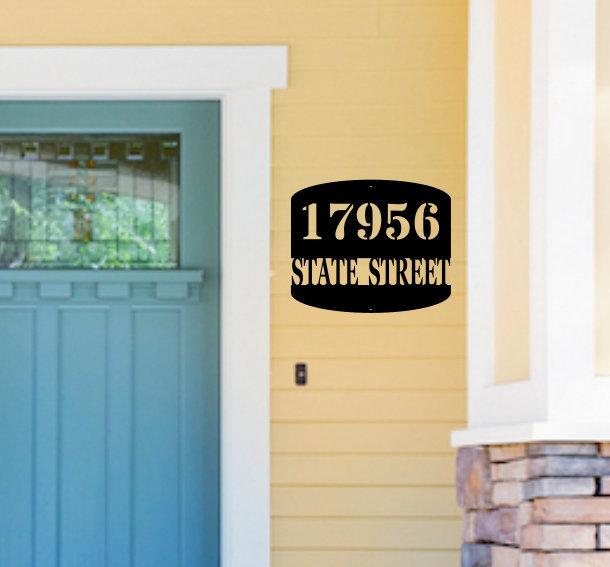 Address/number Decoration Address Number Plaque, House Numbers-street Sign- Custom Address Sign ...