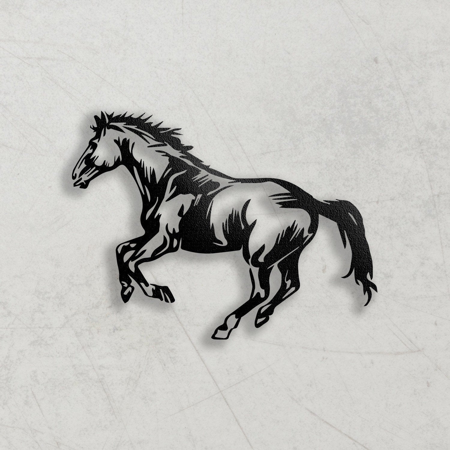Metal Running Horse, Metal Horse Wall Art, Running Horse Metal Wall Art