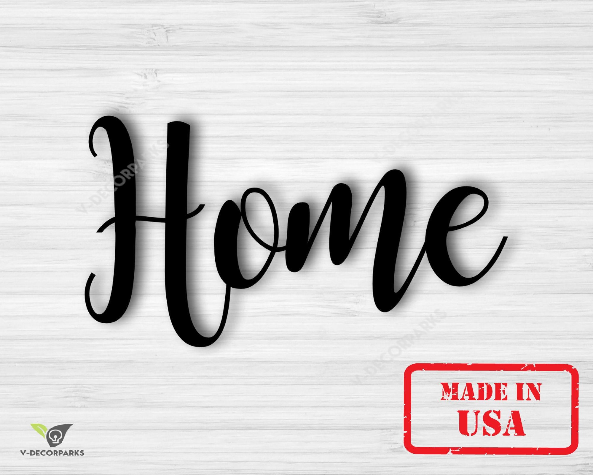 Home Metal Sign, Sign For Home, Metal Wall Art, Metal Signs, Metal Wall ...