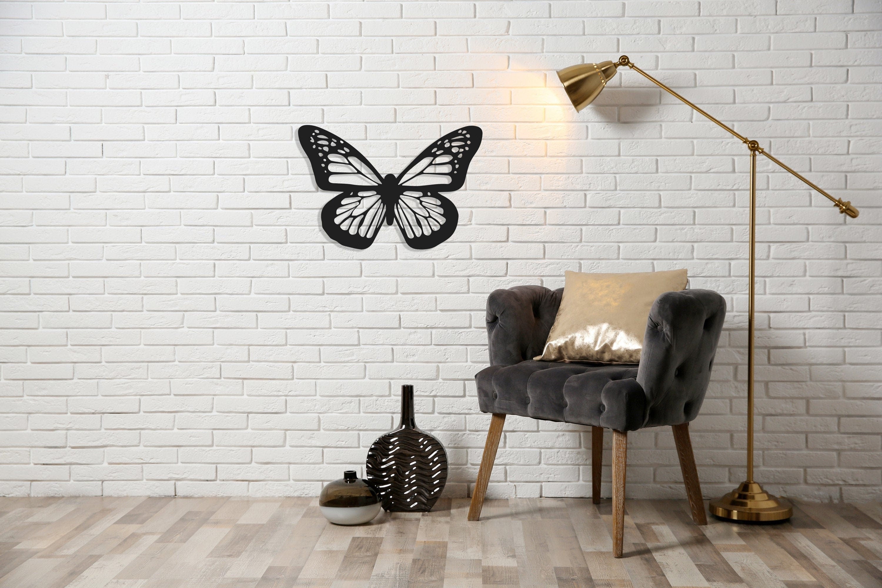 Butterfly Metal Wall Art, Butterfly Wings Wall Decor, Housewarming Gift