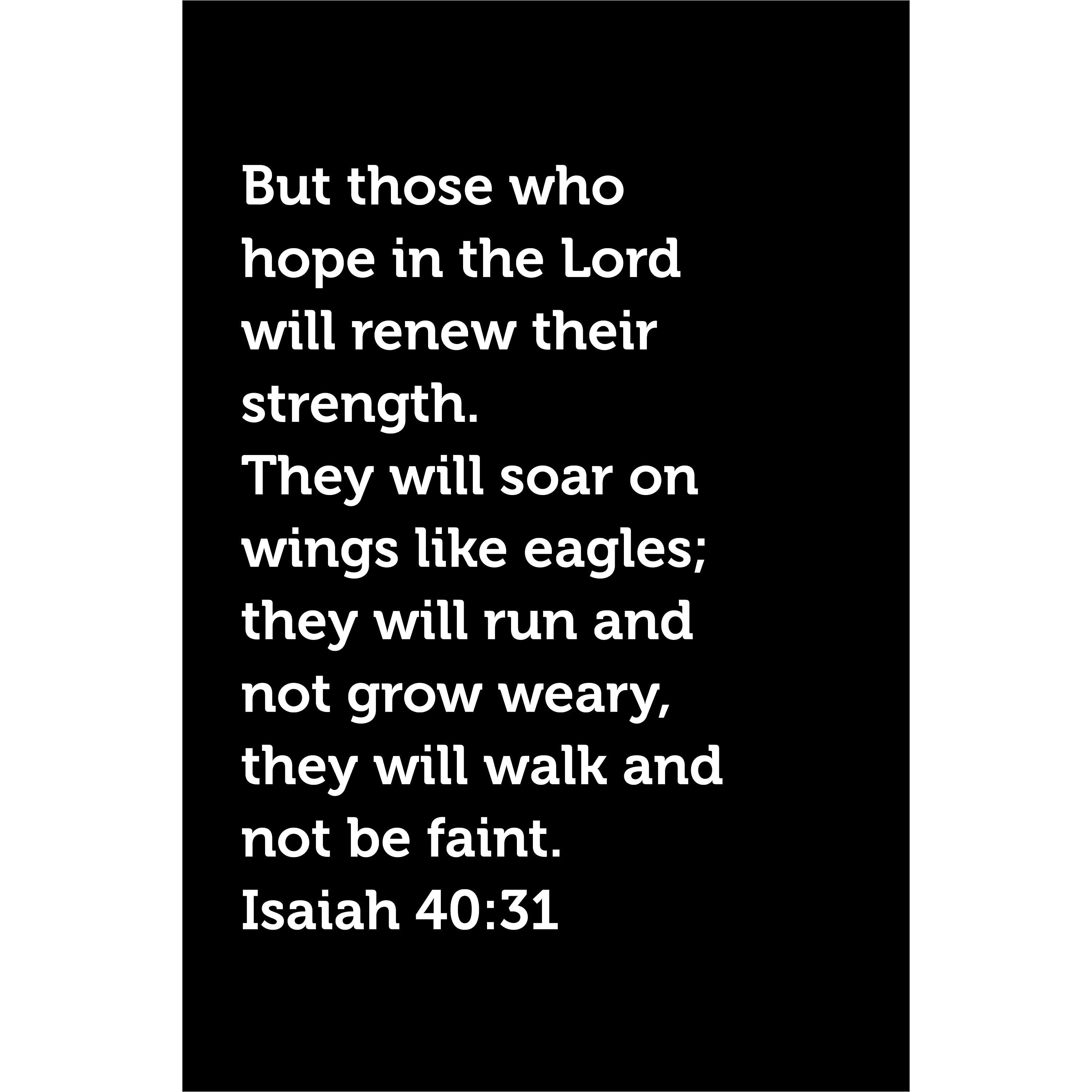 Isaiah 4031 Scripture Metal Sign Metal Wall Decor Office Wall