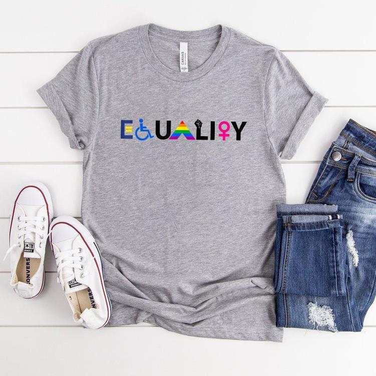 Equal Rights Lgbtq Ally Unity Pride Graphic Unisex T-shirt Hoodie All Color Plus Size Up To S-5xl