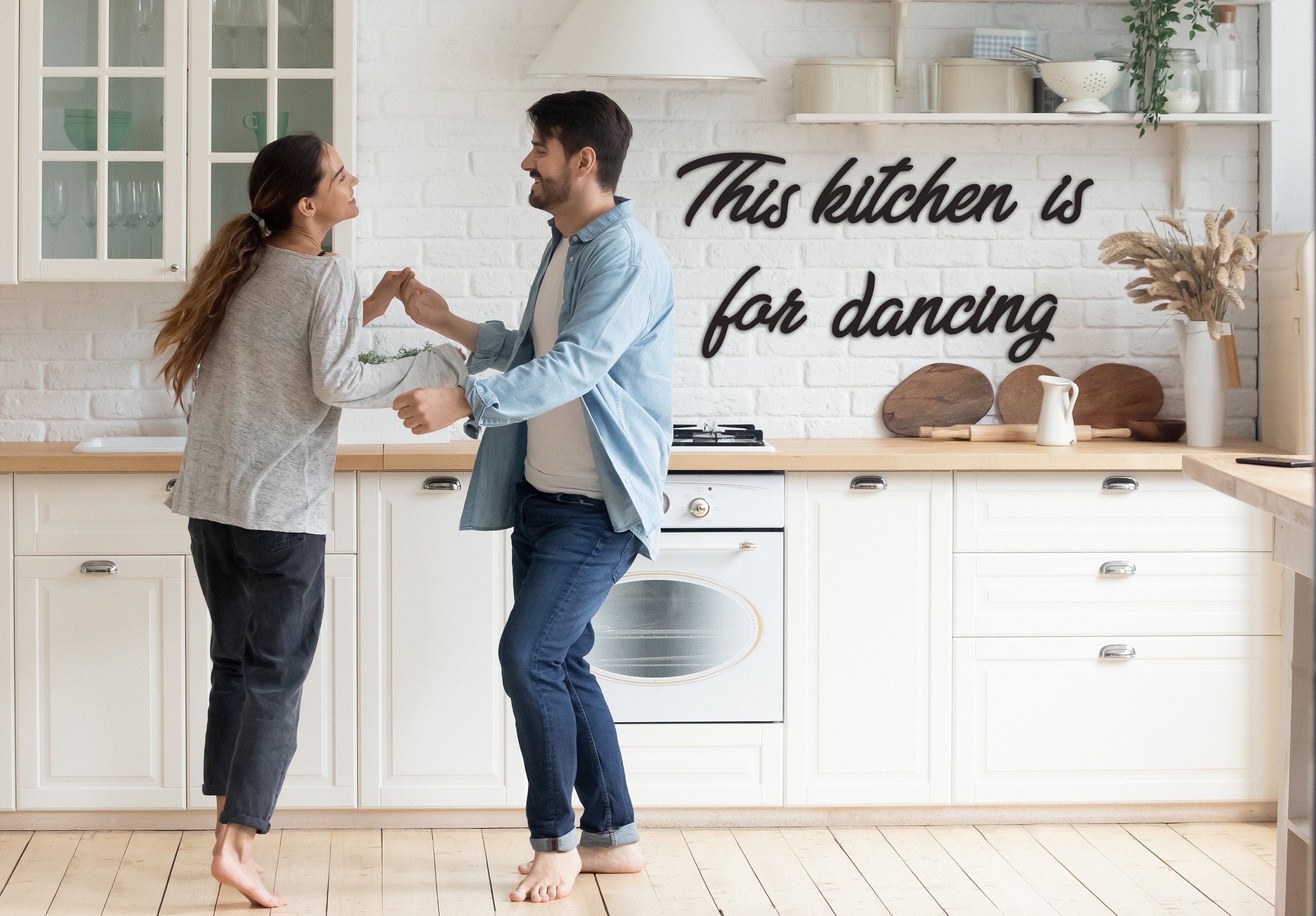 This Kitchen Is For Dancing Metal Wall Art, Wall Decor For Kitchen, Wall Letters, House Warming