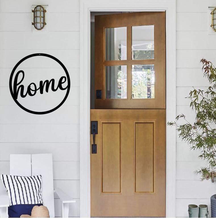 Home Metal Wall Art, Home Circular Wall Decor, Metal Wall Decor, Home