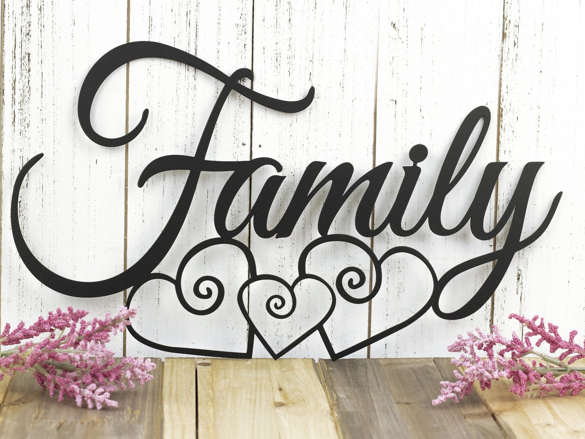 Metal Family Sign, Metal Wall Art, Metal Signs, Hanging Metal Sign ...