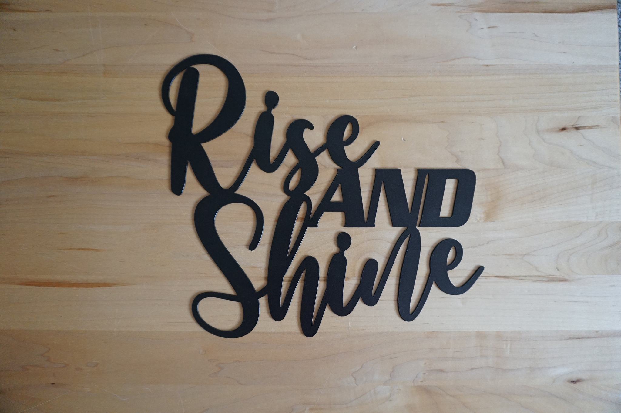 Rise And Shine Sign, Metal Sign, Metal Wall Art, Rise And Shine, Metal