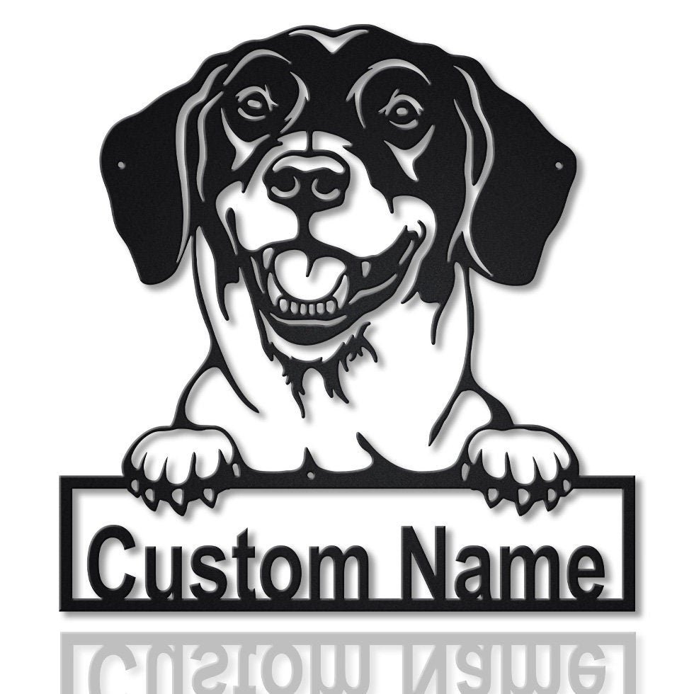 Personalized Danish Dachsbracke Dog Metal Sign Art, Custom Danish ...