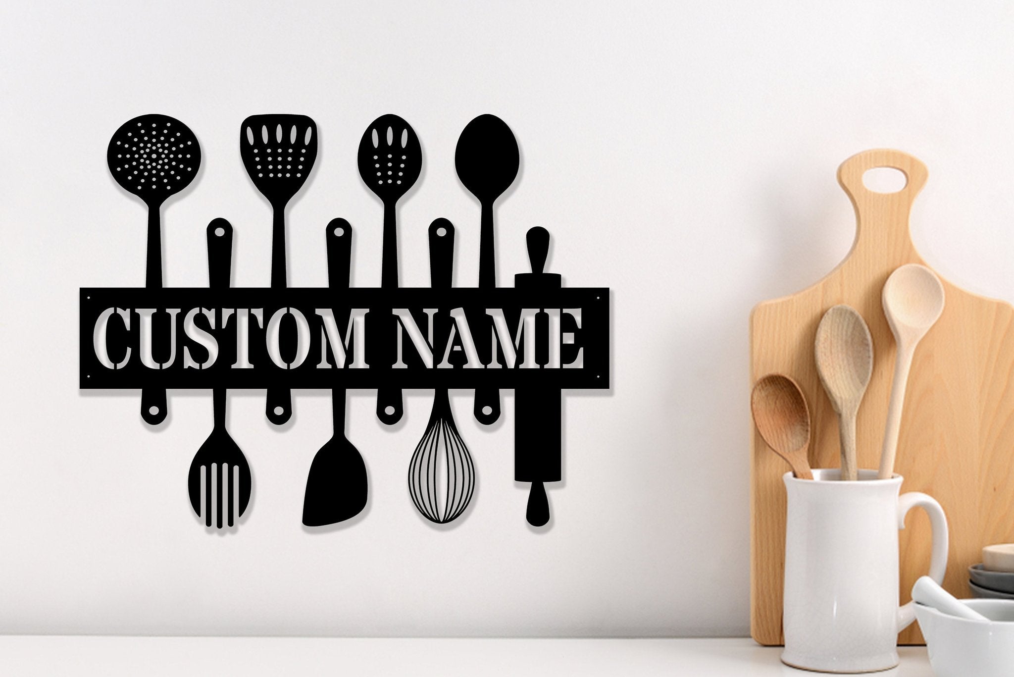 Custom Metal Sign For Kitchen Kitchen Metal Wall Custom Kitchen Sign