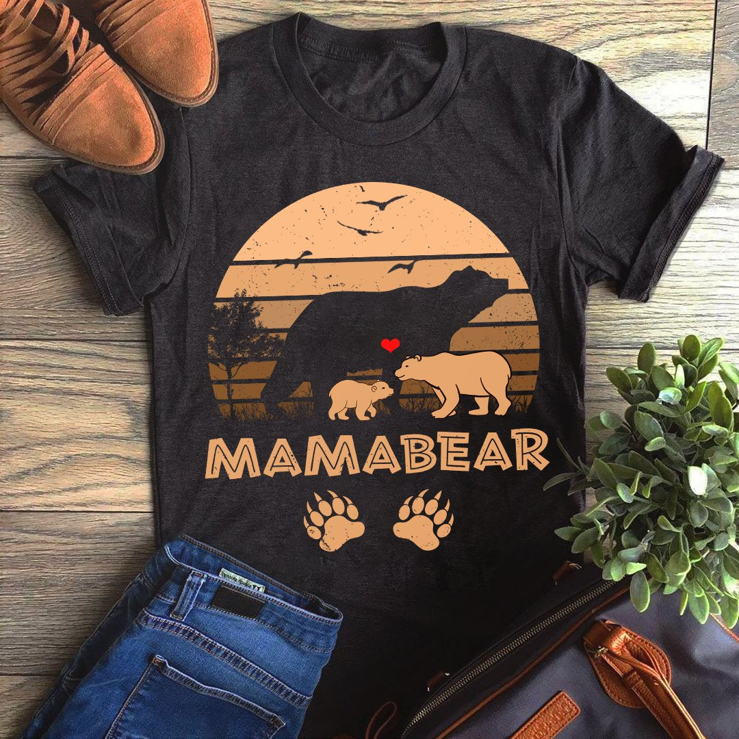 Mamabear Bear Mom Mother’s Day Unisex T-shirt Hoodie Sweatshirt Plus Size S-5xl