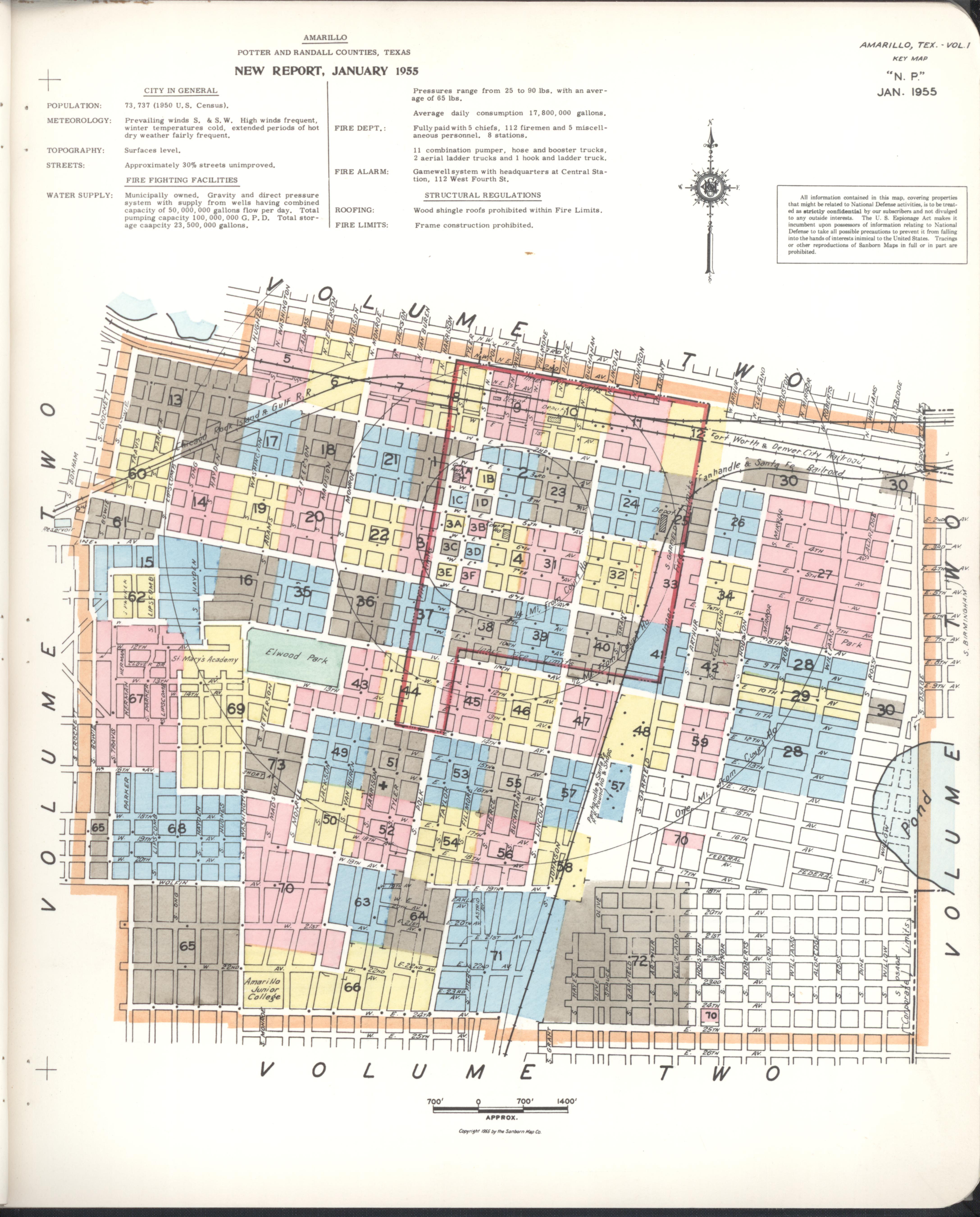 Amarillo, Texas | 1955 | Vol. 1 p50, image size:4350x5400