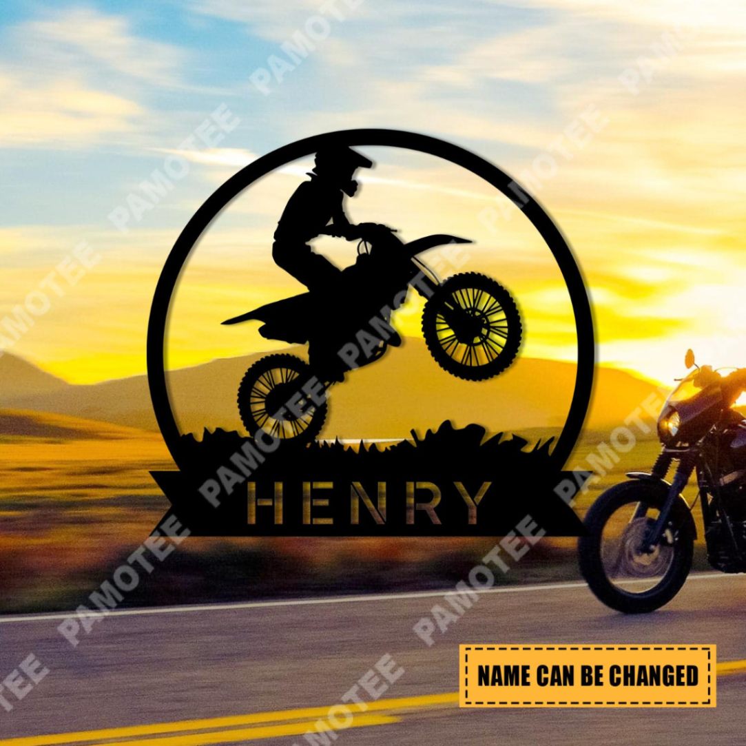 Custom Biker Metal Art, Motorcycle, Biking Hobby Steel Wall Decor