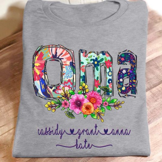 Personalized Name T-shirt Oma Art - N4 Gift Unisex T-shirt Hoodie Plus Size S-5xl