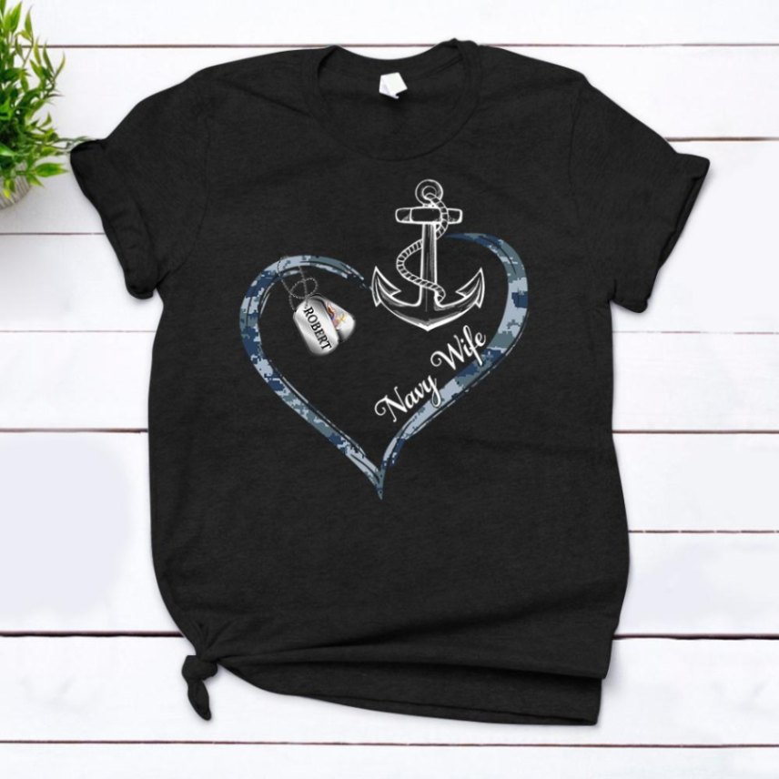 Personalized Sailor’s Name & Family Member | Proud Navy Mom, Wife, Aunt, Sister… Us. Navy | Military Shirt Unisex T-shirt Hoode Plus Size S-5xl