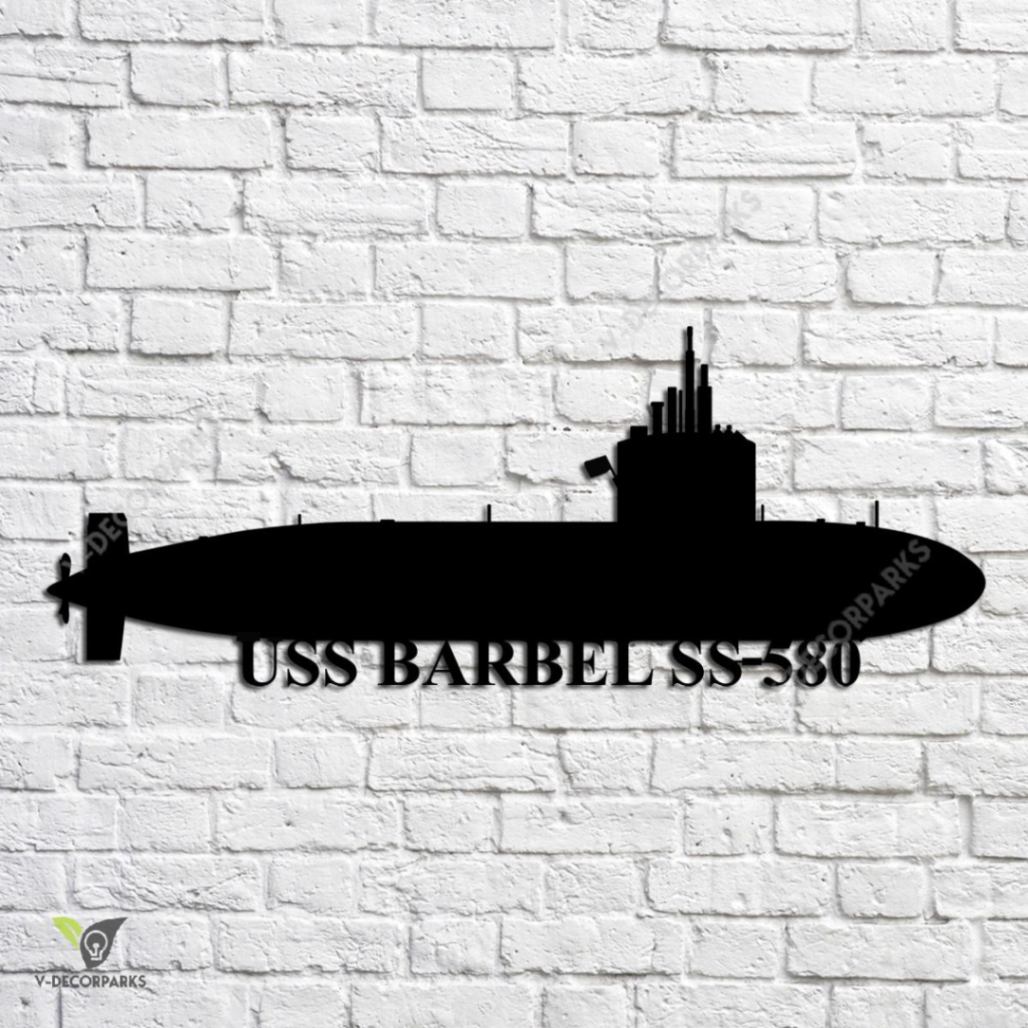 Uss Barbel Ss-580 Navy Ship Metal Art, Custom Us Navy Ship Metal Sign ...