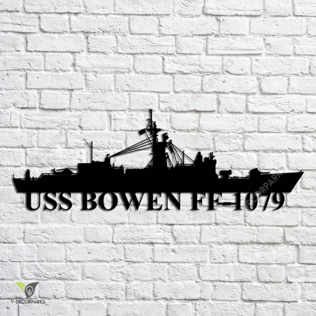 uss-bowen-ff-1079-navy-ship-metal-art-custom-us-navy-ship-metal-sign