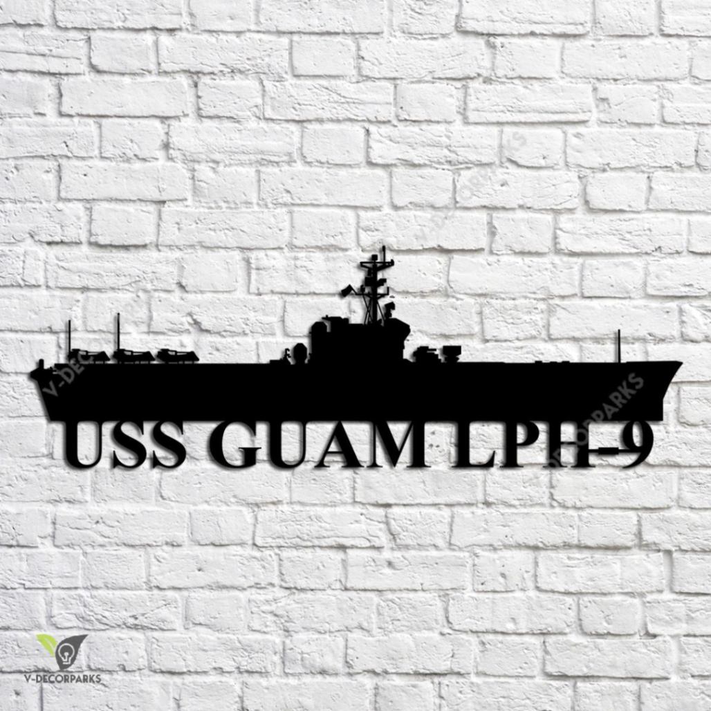 uss-guam-lph-9-navy-ship-metal-art-custom-us-navy-ship-metal-sign