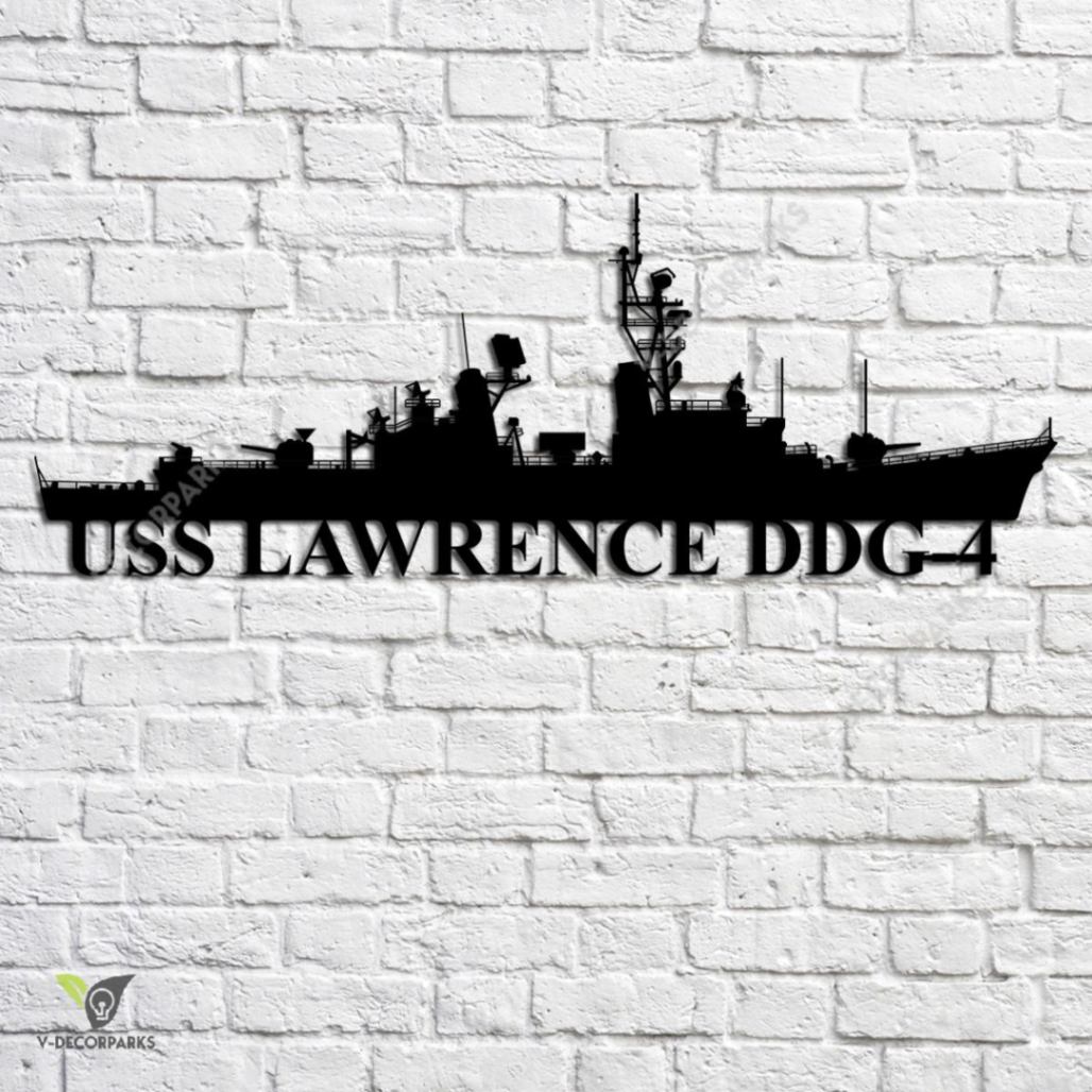 Uss Ozbourn Dd846 Navy Ship Metal Art, Custom Us Navy Ship Metal Sign