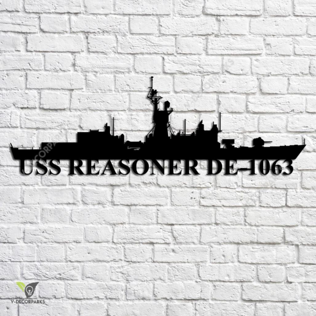 Uss Reasoner De-1063 Navy Ship Metal Art, Custom Us Navy Ship Metal ...