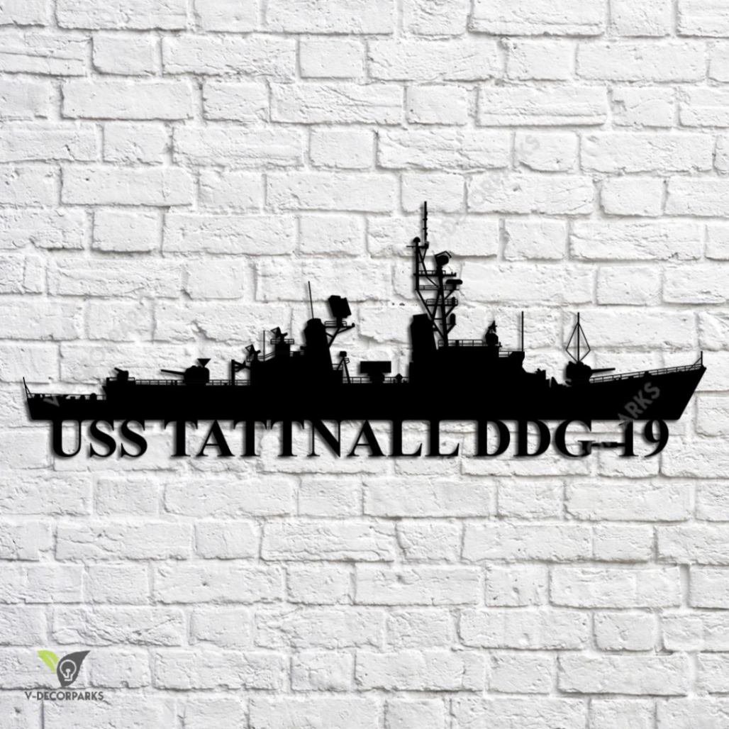 uss-tattnall-ddg-19-navy-ship-metal-art-custom-us-navy-ship-metal-sign