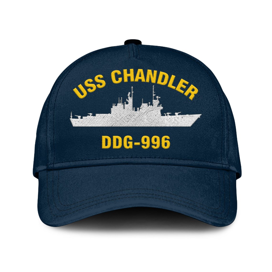 Uss Chandler Ddg-996 Classic Cap, Custom Print/embroidered Us Navy