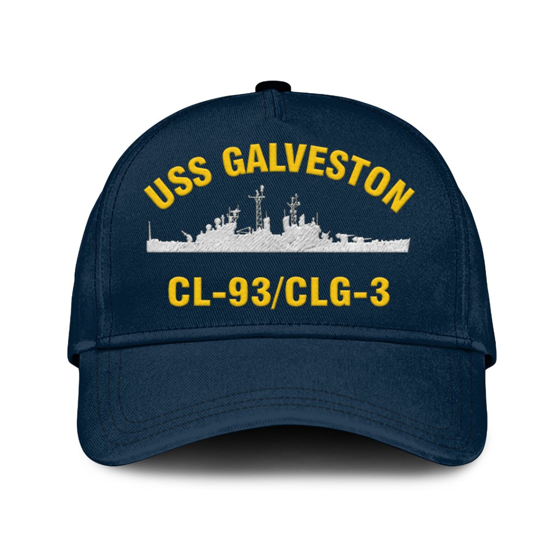 Uss Galveston Cl-93 Clg-3 Classic Cap, Custom Print/embroidered Us Navy Ships Classic Baseball Cap, Gift For Navy Veteran