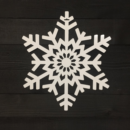 Snowflake Door Wreath, Cut Metal Sign, Metal Wall Art, Metal House Sign