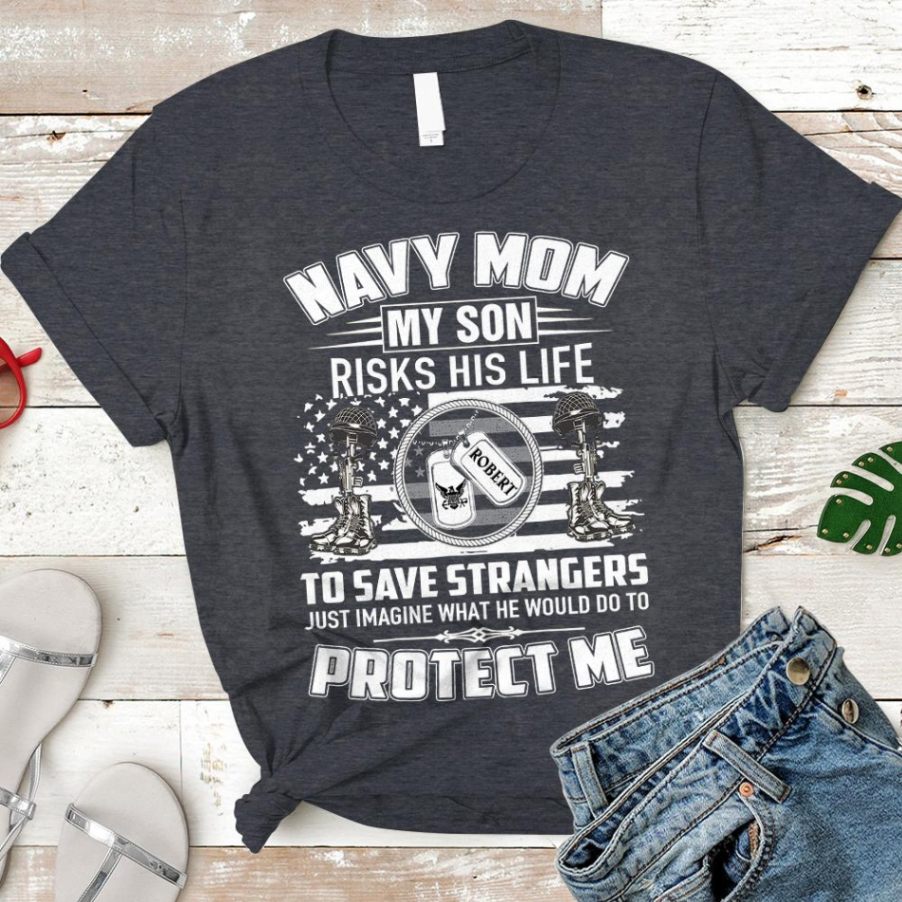 Proud Navy Dad, Navy Mom, Navy Grandma... Us. Navy Military T-shirt