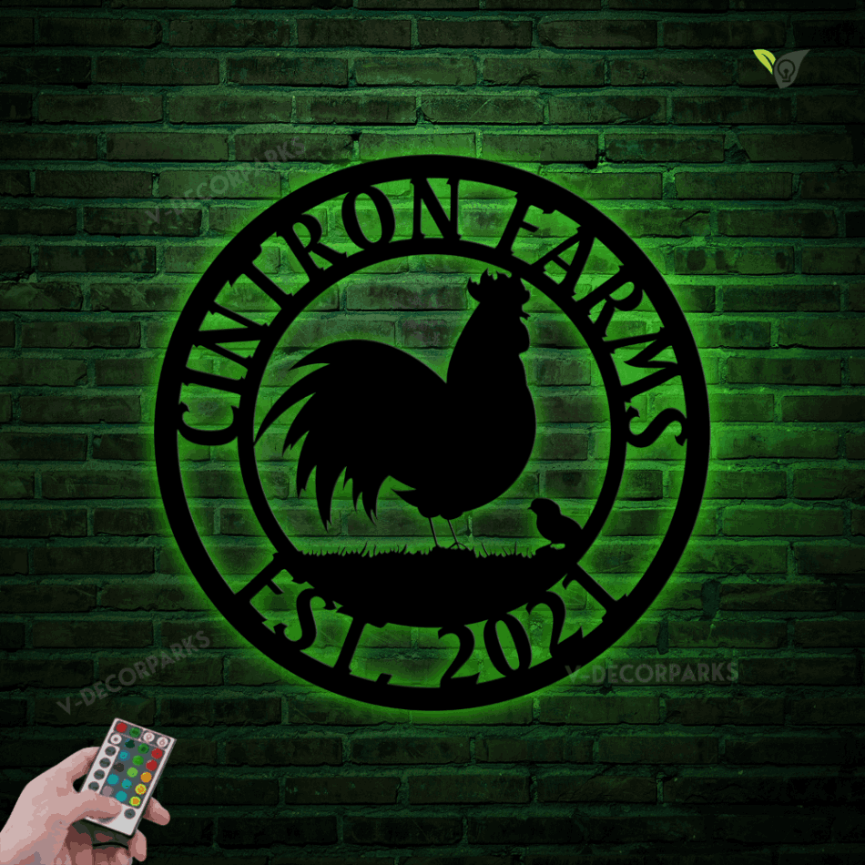 Chicken Coop Signs, Black Metal Chicken Wire, Custom Chicken Metal Wall