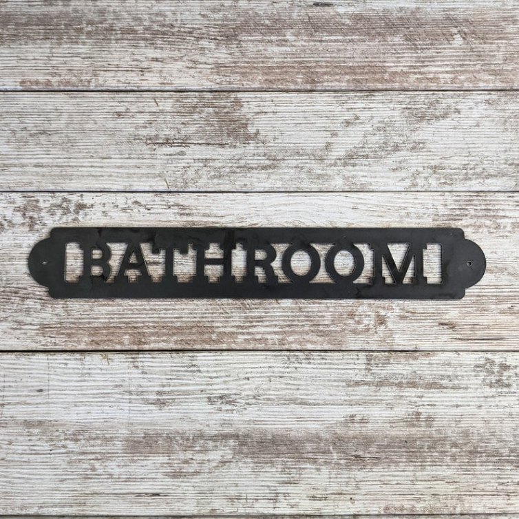 Bathroom Sign, Add A Vintage Touch To Your Laundry Room!