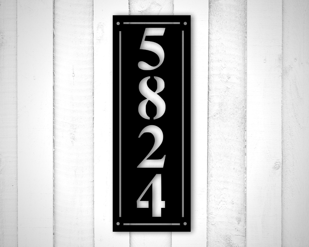Metal Address Plaque, Metal Address Sign, Address Sign, House Numbers