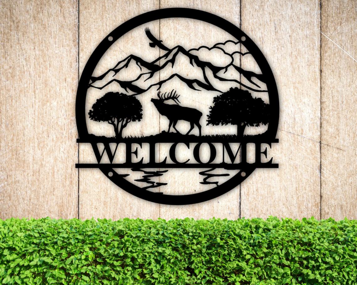 Rustic Ranch Sign, Custom Metal Sign For Home, Metal Farm Sign, Personalized Ranch Sign, Custom Metal Farm Sign, Housewarming Gift, Custom