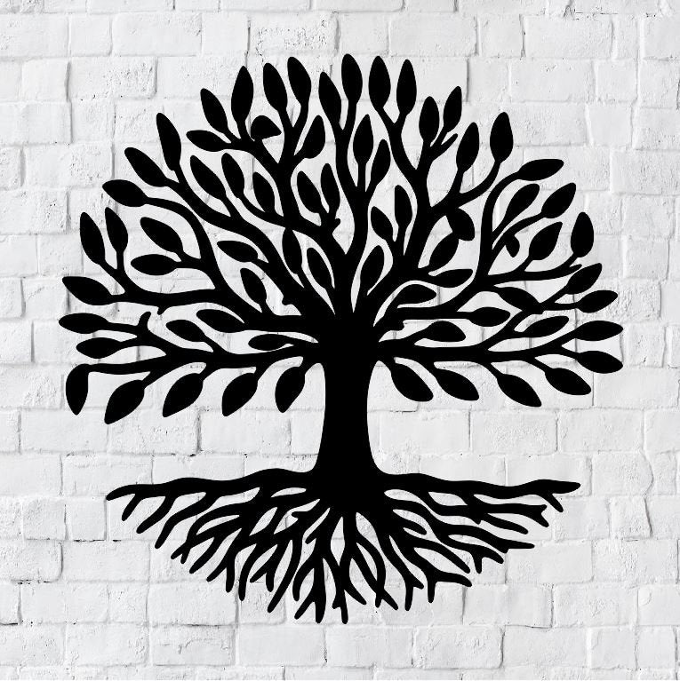 Tree Of Life Metal Sign, Metal Wall Decor, Tree Of Life Sign, Home