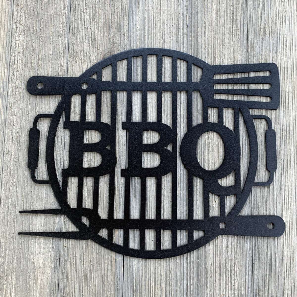 Bbq Metal Sign Cutout, Cut Metal Sign, Wall Metal Art | Pamotee