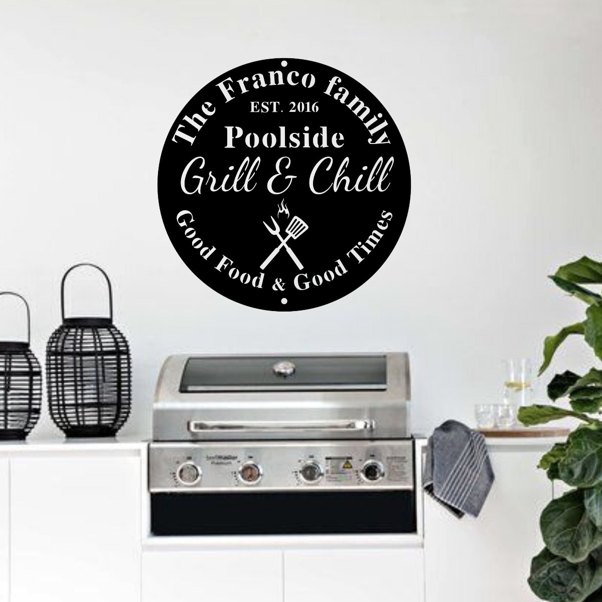 Personalized Metal Bar And Grill Sign, Personalized Bar Sign, Wedding Gift, Swimming Pool, Gifts For Men, Custom Wooden Sign, Bbq Sign