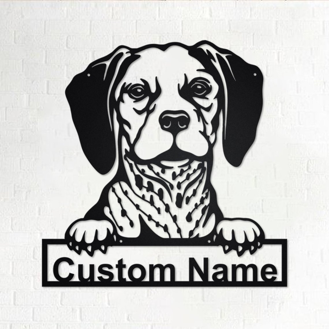 Personalized Belgian Brakk Metal Sign, Belgian Brakk Metal Wall Art