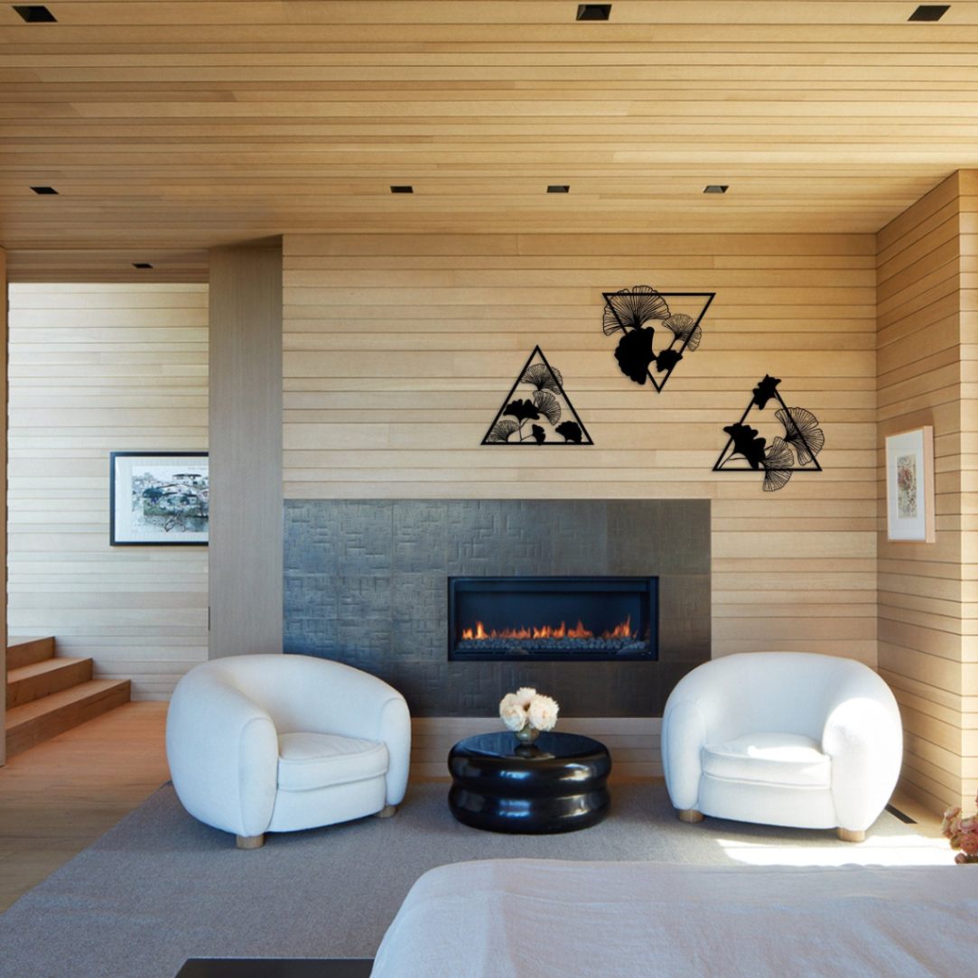 Set Of 3 Metal Wall Art , Metal Set Wall Decor, Metal Sign Wall Art