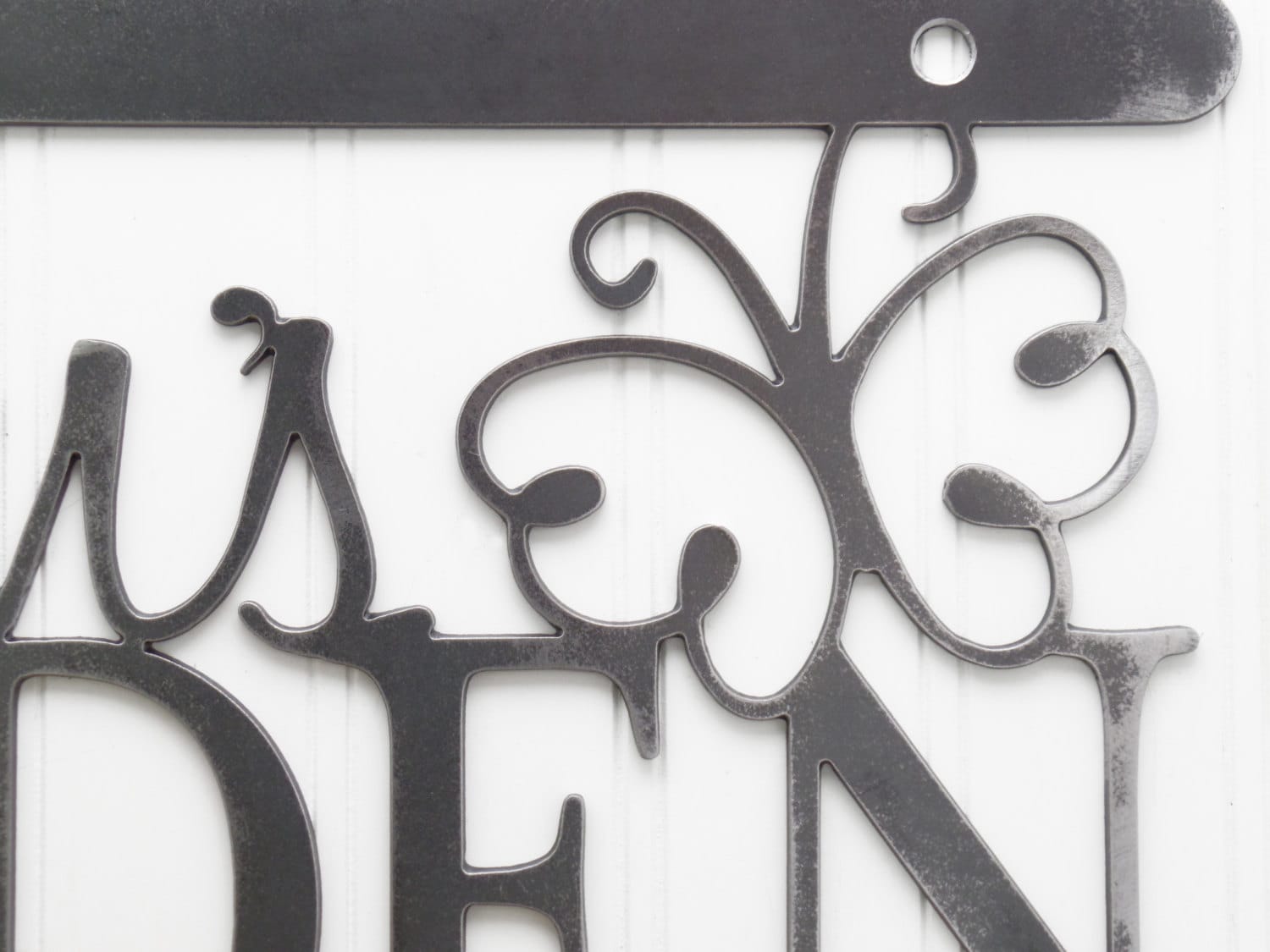 Metal Wall Hanging, Metal Sign, Personalized Gift, Garden Sign, Metal