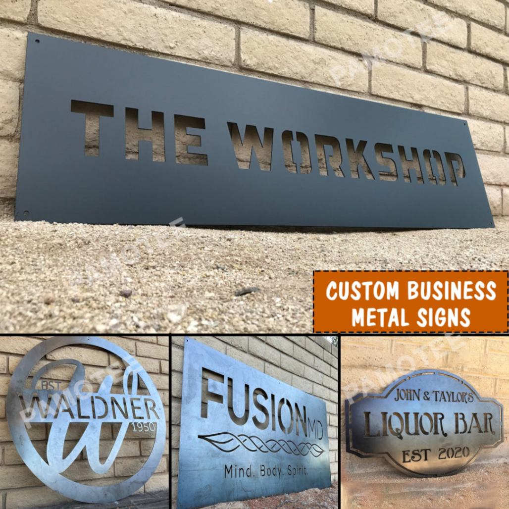 Business Sign - Custom Cut Metal Sign - Custom Logo - Custom Business Logo Or Artwork - Custom Large Metal Sign - Business Logo Sign - Office Logo